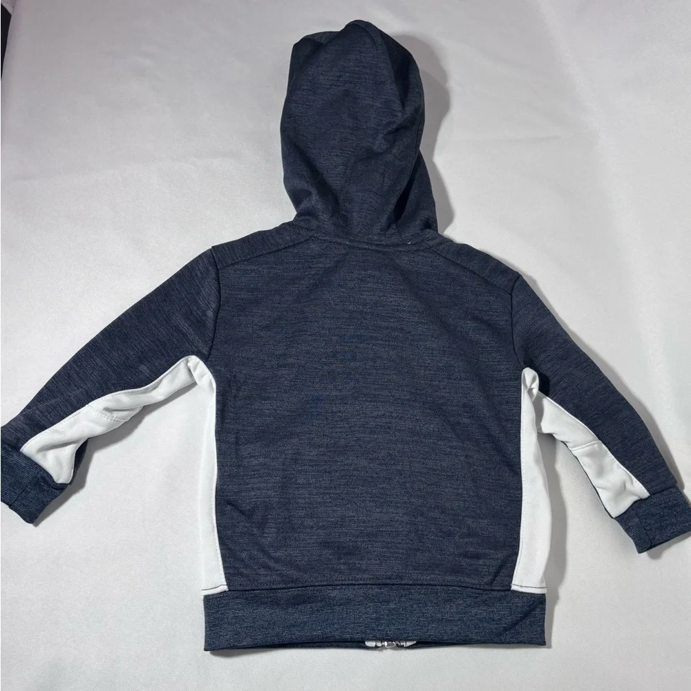 Nike Dri-Fit Baby Boys Therma Hoodie Blue/White Size 12M - Picture 2 of 4